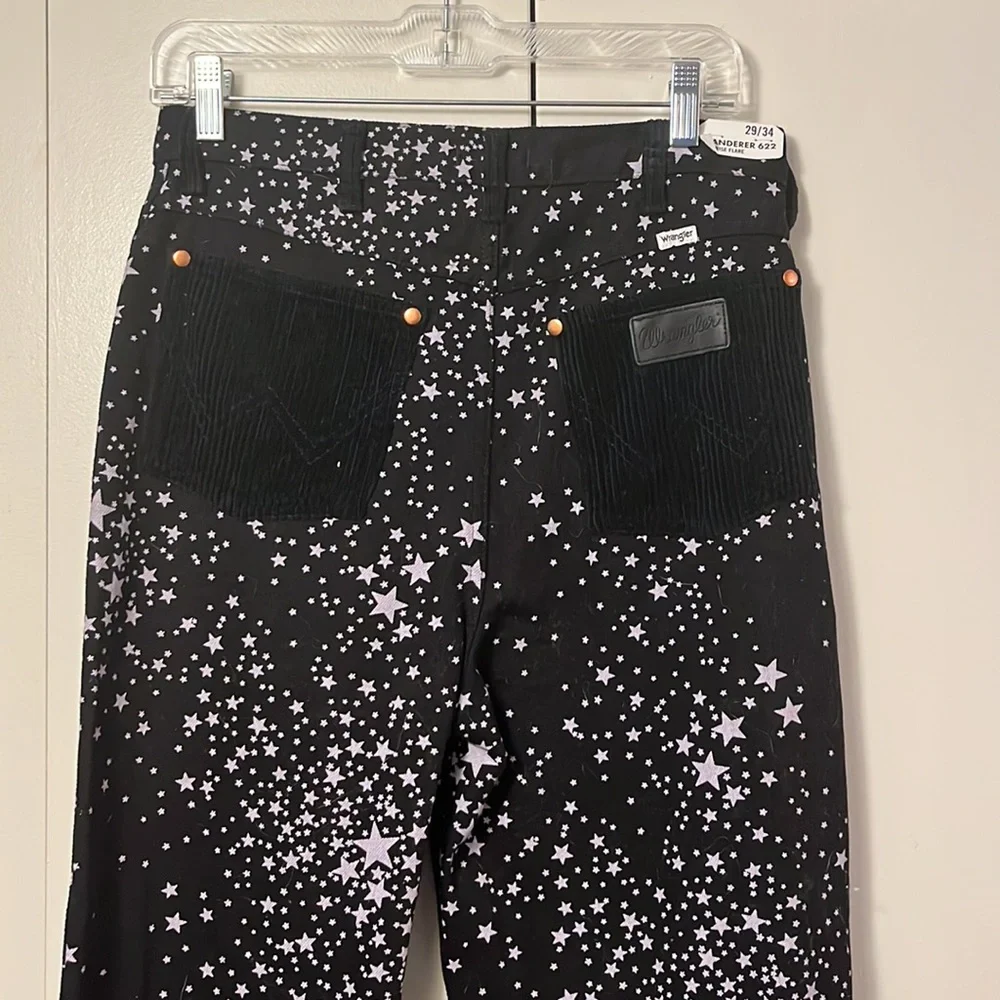 Free People X Wrangler High Rise Flare Jeans - Picture 4 of 6